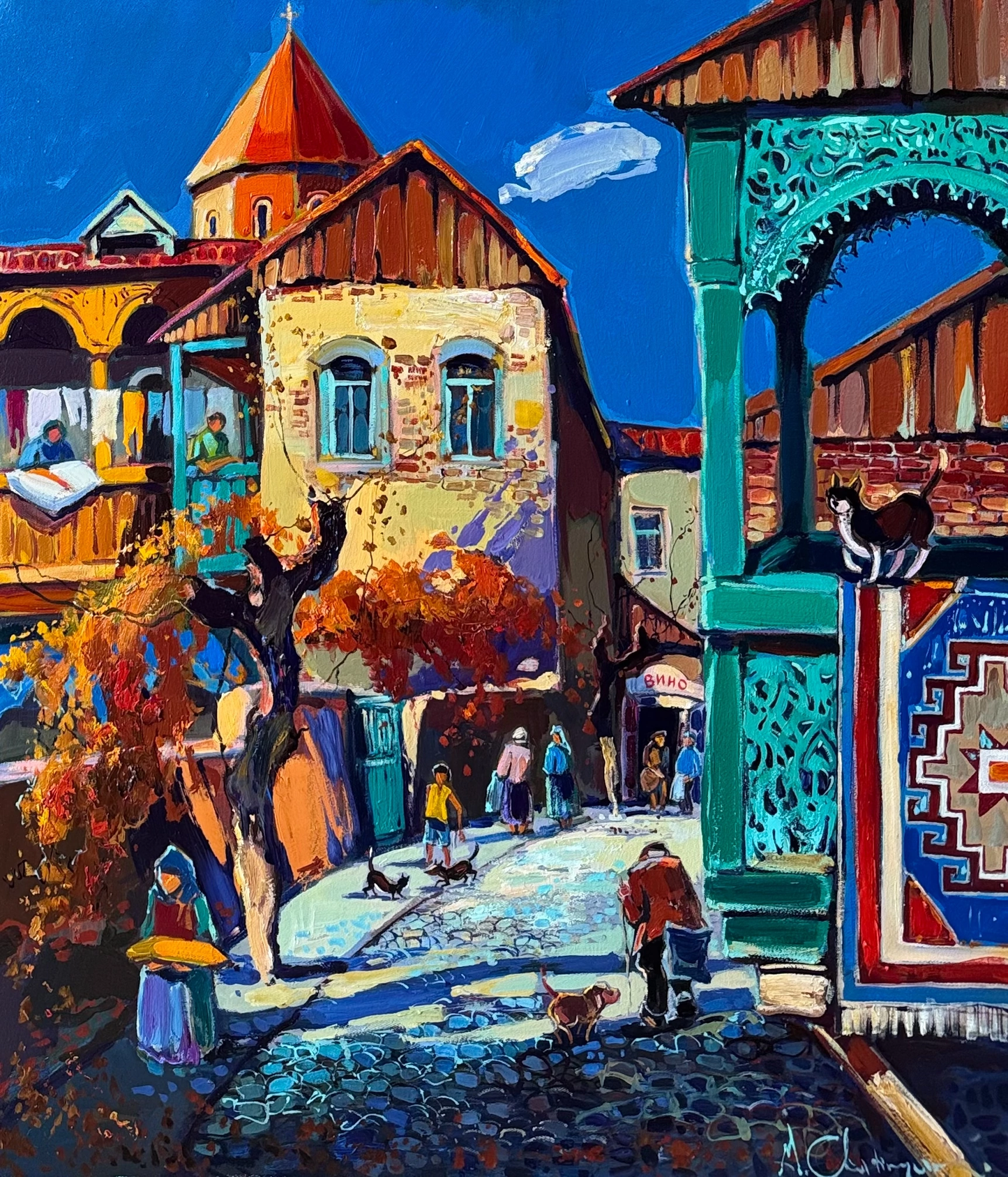 Sunny day in Tbilisi